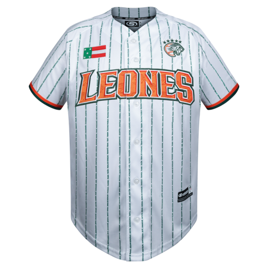 Jersey Leones Blanco Rayado Caballero 2024