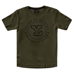 Playera Leones Escudo Verde Infantil