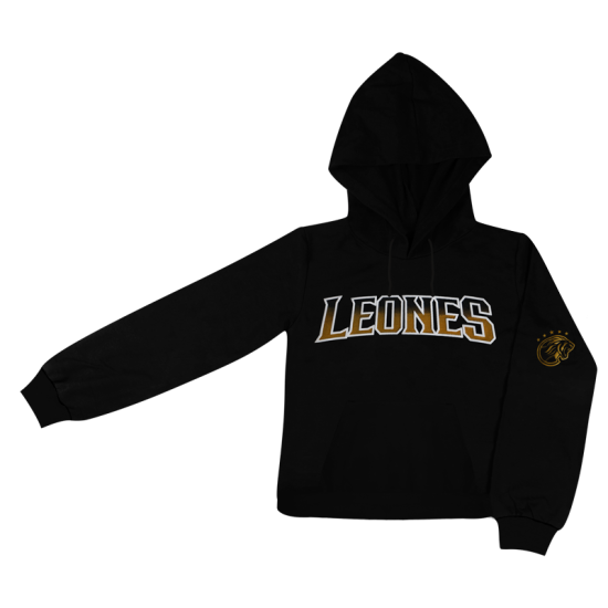 Hoodie Leones Negro Infantil 23-24