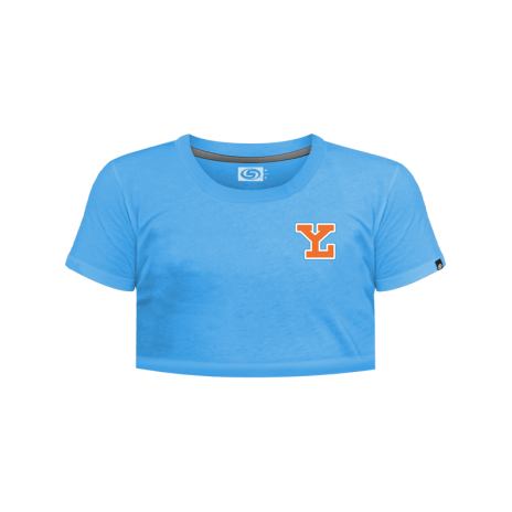 Playera Leones Crop Top Cielo LY