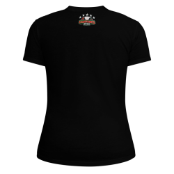 Playera Leones Negro Bandera JP25 Dama 