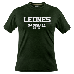 Playera Leones Baseball Verde Caballero (CORTE FIT)