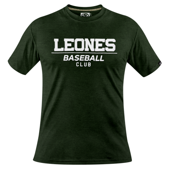 Playera Leones Baseball Verde Caballero (CORTE FIT)