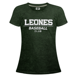 Playera Leones Baseball Verde Dama (CORTE FIT)