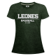 Playera Leones Baseball Verde Dama (CORTE FIT)