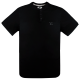 Playera Leones Cuello Henley Negro Caballero
