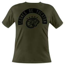 Playera Leones Verde Militar Caballero