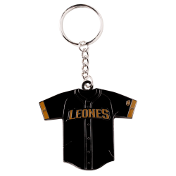 Llavero Leones Metal Jersey Negro