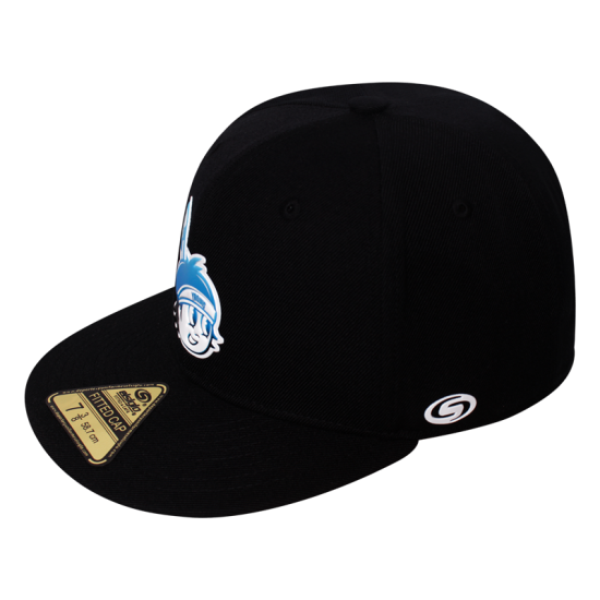 Gorra Yaquis Fitted Negro Carita 23-24
