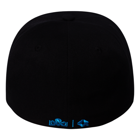 Gorra Yaquis Fitted Negro Carita 23-24