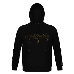 Hoodie Yaquis Negro Infantil 22-23