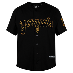 Jersey Yaquis Negro/Dorado Infantil 22-23