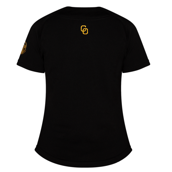 Jersey Yaquis Negro/Dorado Dama 22-23