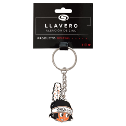 Llavero Yaquis Metal Carita Retro