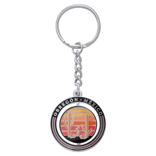 Llavero Yaquis Giratorio Naranja CO