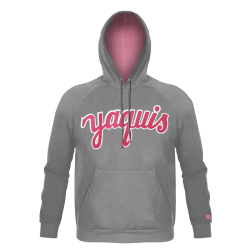 Hoodie Yaquis Gris/Rosa Infantil 22-23