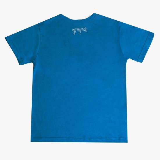 Playera Yaquis Baby Blue Escudo CO Infantil