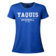 Playera Yaquis Baseball Azul Jaspe Dama