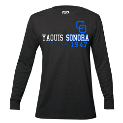 Playera Yaquis M/L Negro Infantil