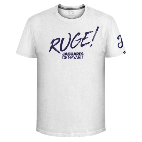 Playera Jaguares Ruge Bco Adulto
