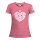 Playera Jaguares Corazón Rosa Dama