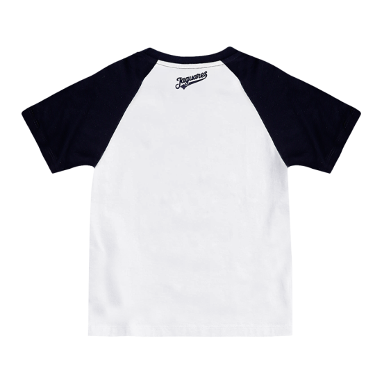 Playera Ranglan Bco/Mno N Infantil