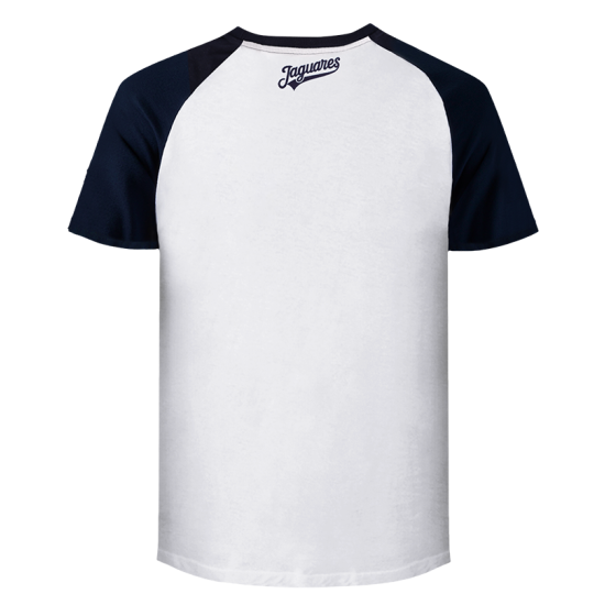 Playera Ranglan Bco/Mno N Adulto