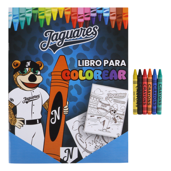 Libro Para Colorear Jaguares