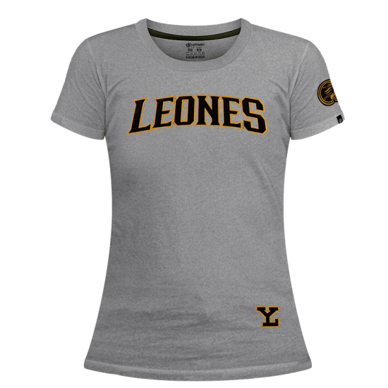 Playera Leones Gris Dama 2025