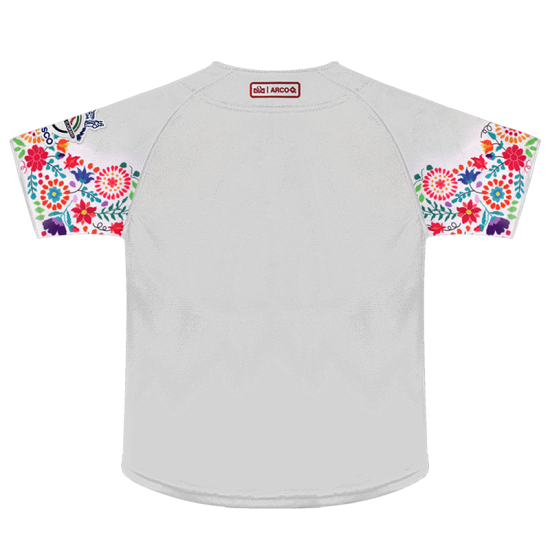 Jersey Serie del Caribe Blanco/Flores Infantil 2026