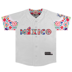Jersey Serie del Caribe Blanco/Flores Infantil 2026