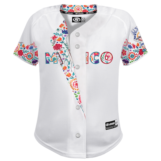 Jersey Serie del Caribe Blanco/Flores Dama 2026