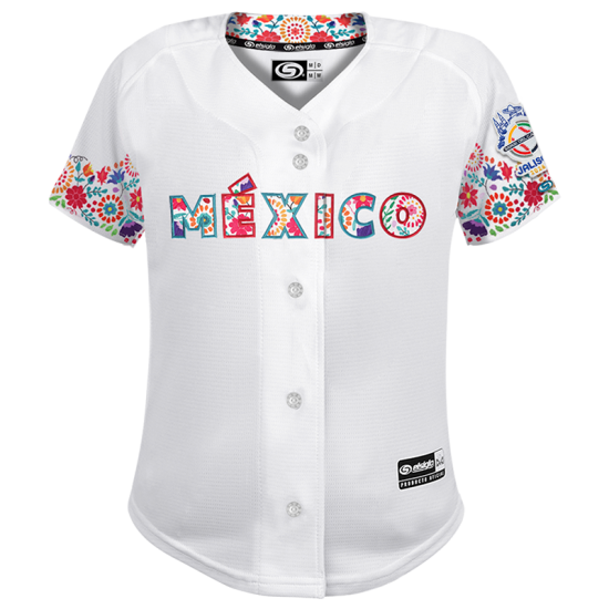 Jersey Serie del Caribe Blanco/Flores Dama 2026