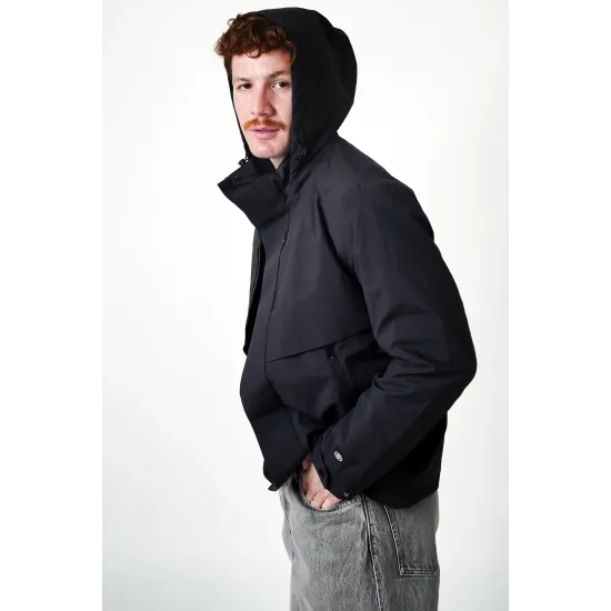 Deluxe Waterproof Jacket Black Caballero