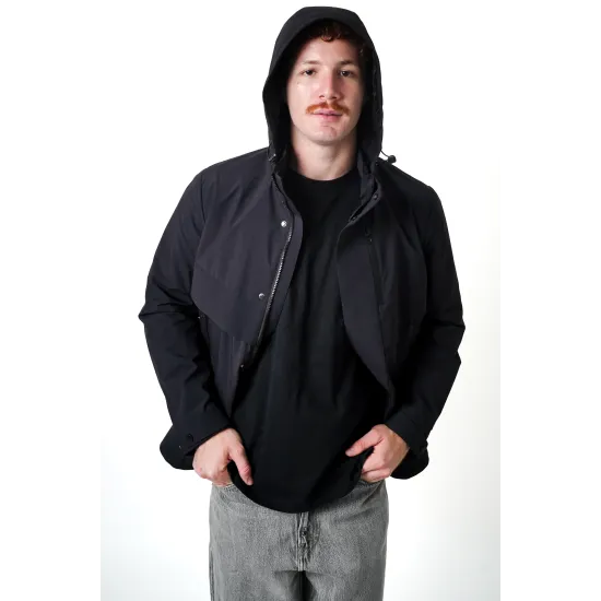 Deluxe Waterproof Jacket Black Caballero