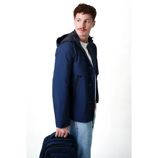 Deluxe Waterproof Jacket Blue Caballero