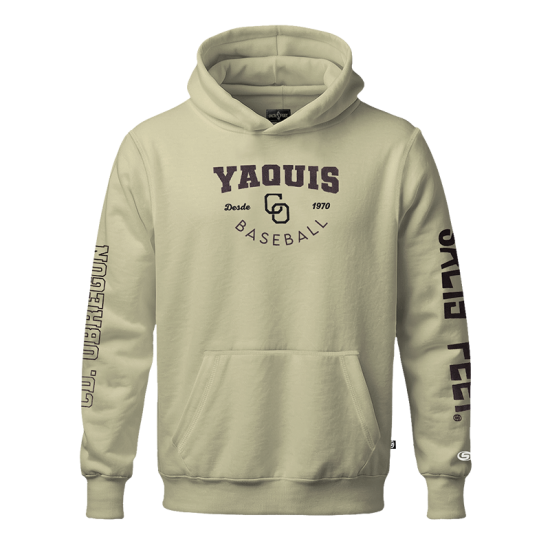 Hoodie Yaquis Beige Obregón Salty Feet Caballero