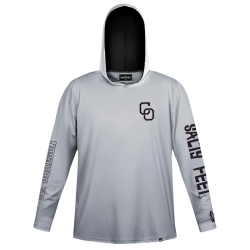 Playera Hoodie Yaquis Gris Obregón Salty Caballero