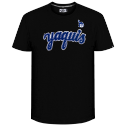 Playera Yaquis Negro Caballero 24-25