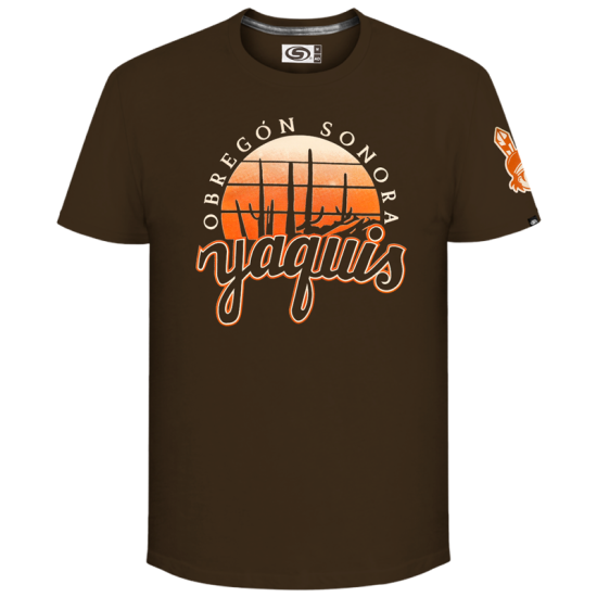 Playera Obregón Sonora Café Adulto
