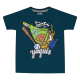 Playera YQ Figuras Azul Infantil
