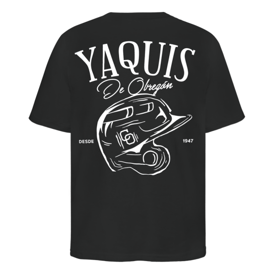 Playera Yaquis CO Gris Oversize