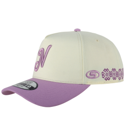 Gorra MDV19 Hueso/Morado N 26-27