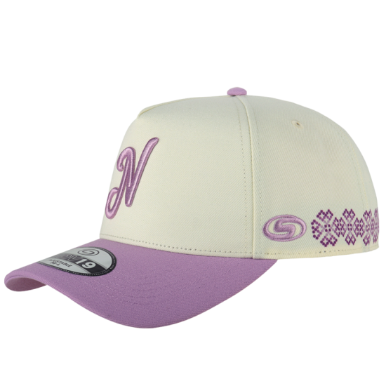 Gorra MDV19 Hueso/Morado N 26-27