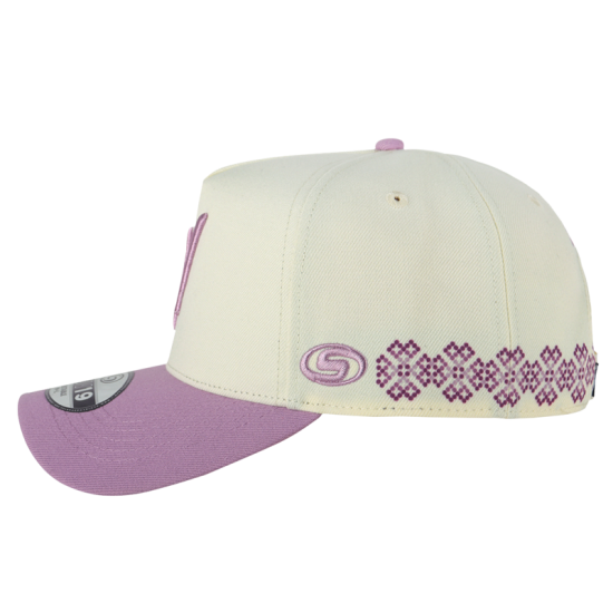 Gorra MDV19 Hueso/Morado N 26-27