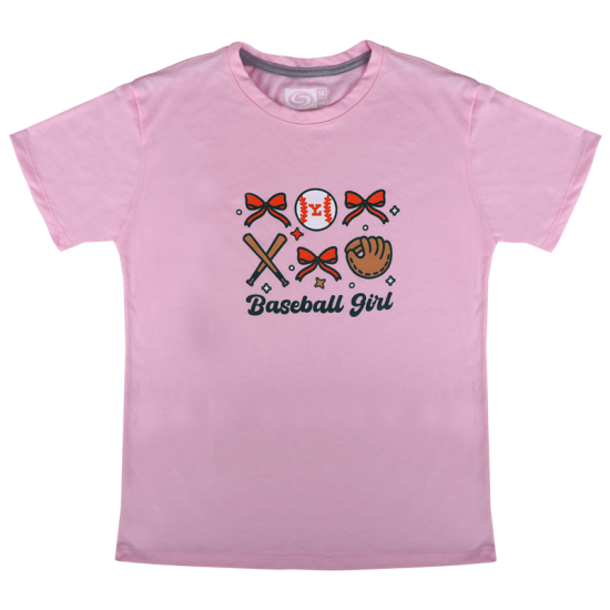 Playera Leones Baseball Girl Rosa Infantil