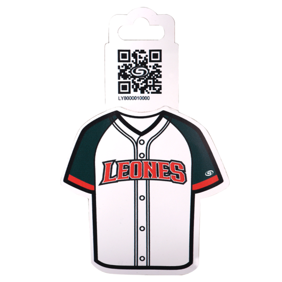 Calcomanía Jersey Leones Bco/Vde