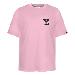 Playera LY Símbolos Rosa Dama Oversize