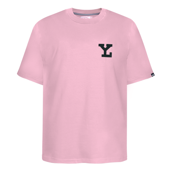 Playera LY Símbolos Rosa Dama Oversize