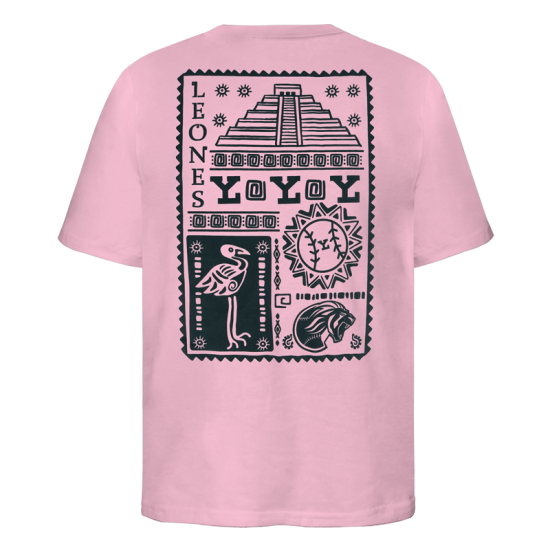 Playera LY Símbolos Rosa Dama Oversize